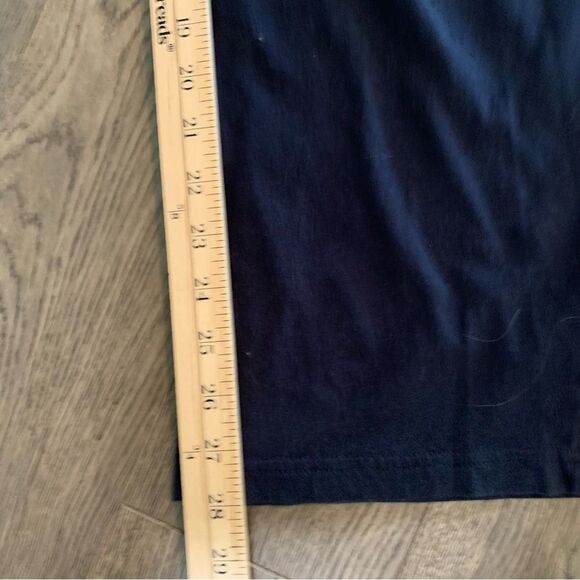 AMAZON ESSENTIALS Flannel Pajama Pant XL Navy Blue Elastic pull string Straight. - Picture 9 of 9